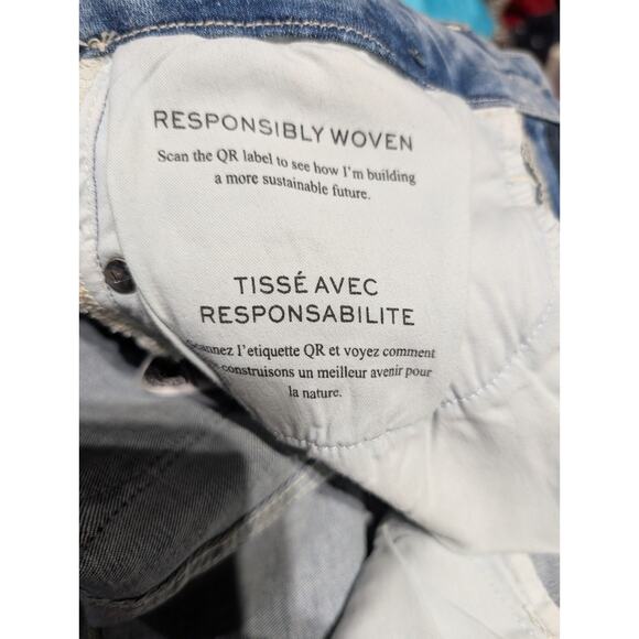 Frame Womens Le One Crop Mini Boot Jeans Size 1 Blue Denim Bootcut Designer - Picture 6 of 10